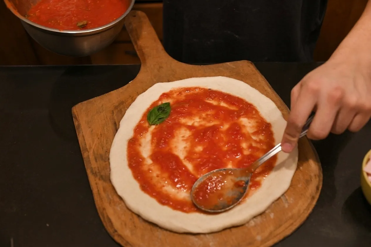 Proceso artesanal pizzas Domus - horno de barro Requinoa O'Higgins